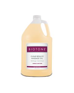 L’huile de massage BIOTONE® Clear Results est reconnue pour son facteur de glisse supérieur, permettant de réaliser un traitement fluide et efficace. Sa formule soyeuse se lave facilement des tissus, gardant vos draps propres et frais plus longtemps. Cont