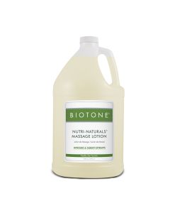 La Lotion de massage Nutri-Naturals de Biotone est composée d’huiles naturelles (avocat, vitamine C, jojoba, etc.) pour créer une formule saine et riche en vitamines, sécuritaire pour la peau. Sa formule non grasse procure une friction douce et une glisse