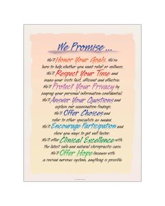 We Promise Poster, Laminated