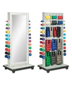 Combo Weight Rack with Mirror