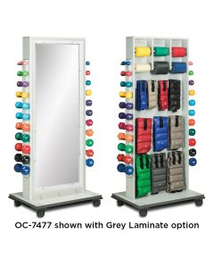 Combo Weight Rack with Mirror