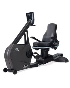 NuStep RB8 with low step-through and foot straps ensures easy access for patients with disabilities and those with fitness goals.