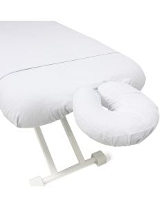 Sukha 3 Piece White Cotton Flannel Sheet Set 