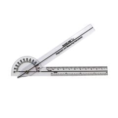 Transparent Plastic Goniometer, 6"L. 180º