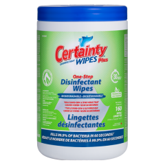 Certainty Biodegradable Disinfectant Wipes