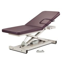 Height Adjustable Echocardiography table with window drop and adjustable backrest
