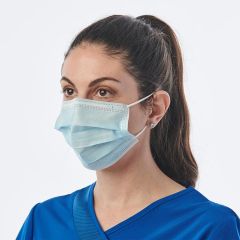 Medicom SafeBasics Masks, Level 3, 50 Pack, Blue 