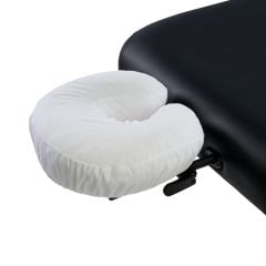 Sukha White Fitted Microfiber Face Covers - 12 pack