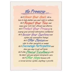 We Promise Poster, Laminated