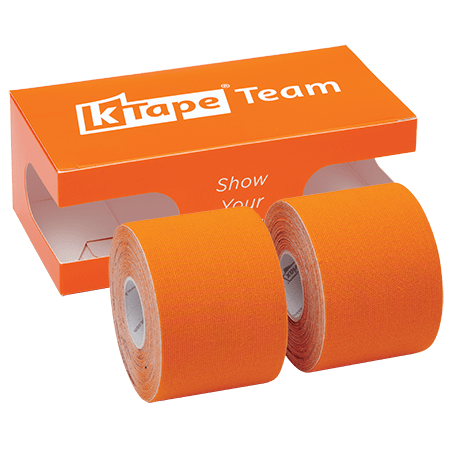 K-Tape Team Sport Blue & Orange, Orange Box