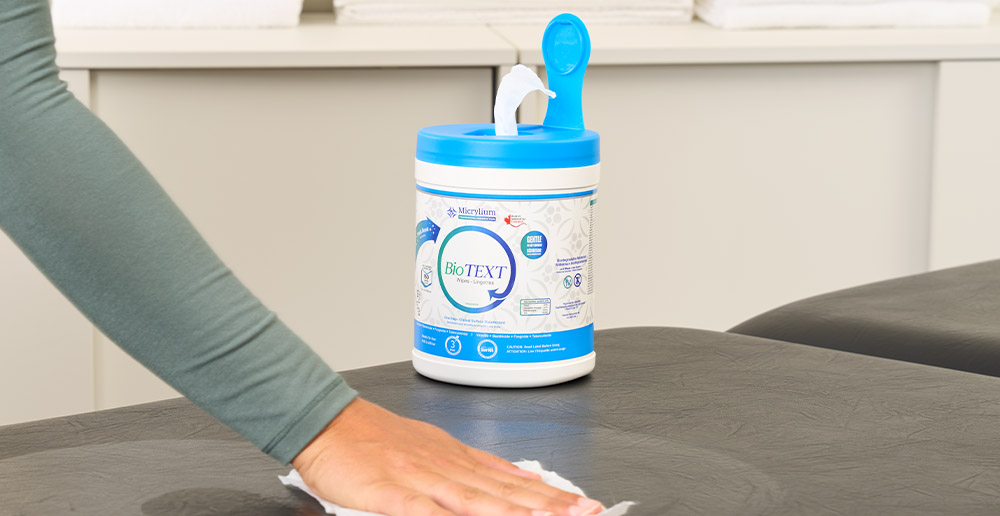 BioTEXT Wipes In-Use